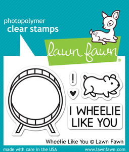 Lawn Fawn Wheelie Like You 2X3 Clear Stamp Set Lawn Fawn Wheelie Like You 2X3 Clear Stamp Set