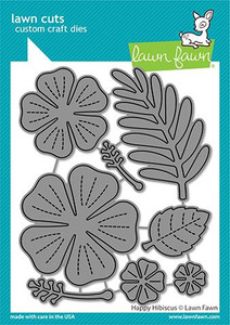 Lawn Fawn Happy Hibiscus Custom Craft Dies