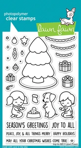 Lawn Fawn Joy To All 4X6 Clear Stamp Set