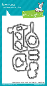Lawn Fawn Love 'N Breakfast - Lawn Cuts Custom Craft Dies