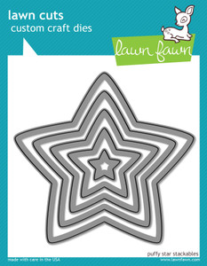 Lawn Fawn Puffy Star Stackables Custom Craft Dies