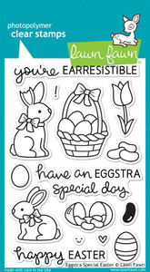 Lawn Fawn Eggstra Special Easter 4X6 Clear Stamp Set