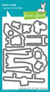 Lawn Fawn Let'S Play - Lawn Cuts Custom Craft Dies