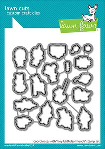 Lawn Fawn Tiny Birthday Friends - Lawn Cuts Custom Craft Dies Lawn Fawn Tiny Birthday Friends - Lawn Cuts Custom Craft Dies