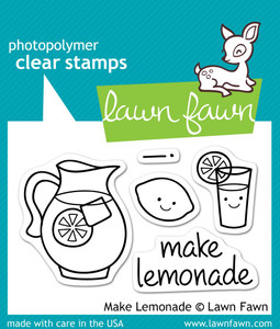 Lawn Fawn Make Lemonade 2X3 Clear Stamp Set