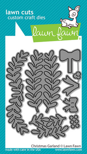 Lawn Fawn Christmas Garland Custom Craft Dies Lawn Fawn Christmas Garland Custom Craft Dies
