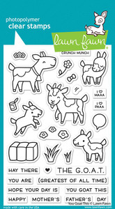 Lawn Fawn you goat this 4x6 clear stamp set Lawn Fawn you goat this 4x6 clear stamp set