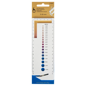Pony Knitters Gauge: 2.00mm - 10.00mm Pony Knitters Gauge: 2.00mm - 10.00mm