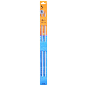 Pony Classic Knobbed Knitting Pins Needles 4.5mm x 30cm Pony Classic Knobbed Knitting Pins Needles 4.5mm x 30cm