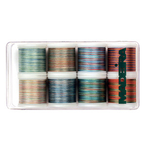 Madeira Polyneon Thread Set: Multicolour: 8 x 200m Madeira Polyneon Thread Set: Multicolour: 8 x 200m