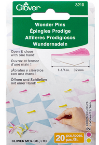 Clover Wonder Pins, 20pcs