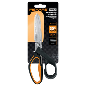 Fiskars Heavy Duty Scissors 21cm PowerArc Technology Gives 30% More Power