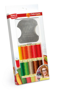 Gutermann Thread Set: Sew-All: 10 x 100m and Sewing Contour. Damaged packaging Gutermann Thread Set: Sew-All: 10 x 100m and Sewing Contour. Damaged packaging