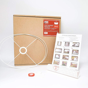 Needcraft 40cm Oval Lampshade Making Kit. Damaged packaging Needcraft 40cm Oval Lampshade Making Kit. Damaged packaging