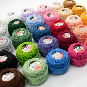DMC Perle Cotton Thread 10g Size 8 Small, 80m long, available in different colours