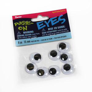 Paste-on Googly Eyes - 15mm Paste-on Googly Eyes - 15mm