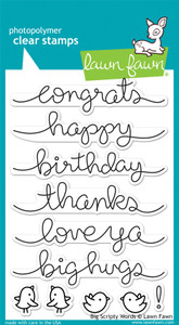 Lawn Fawn Big Scripty Words Stamps Lawn Fawn Big Scripty Words Stamps
