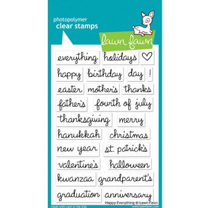 Lawn Fawn Happy Everything Stamps