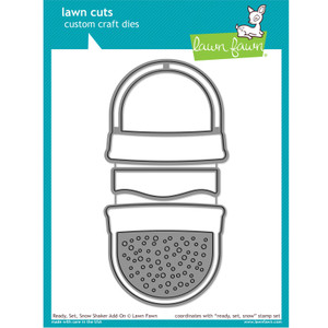 Lawn Fawn Ready Set Snow Shaker Die Set