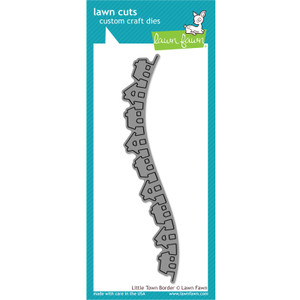 Lawn Fawn Little Town Border Die