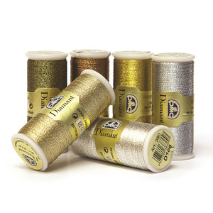 DMC Diamant Metallic Thread 35m Col D301 Copper