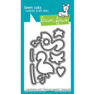 Lawn Fawn Flamingo Together Die Set