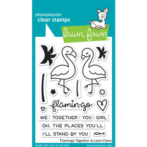 Lawn Fawn Flamingo Together Stamps