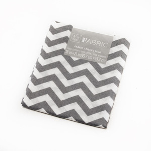 Darice Fabric Fat Quarter - Grey Chevrons Darice Fabric Fat Quarter - Grey Chevrons