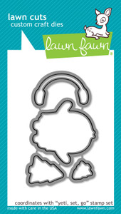 Lawn Fawn Yeti Set Go Die Set Lawn Fawn Yeti Set Go Die Set