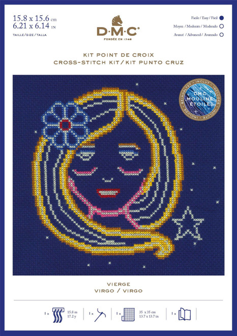 DMC Signs of the Zodiac Counted Cross Stitch Kit - Pisces - Crafty Critters