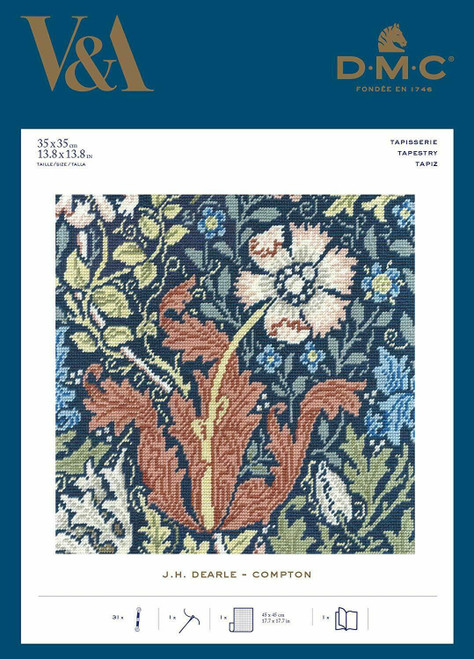 DMC V&A Museum Tapestry Kit - J.H Dearle - Compton DMC V&A Museum Tapestry Kit - J.H Dearle - Compton