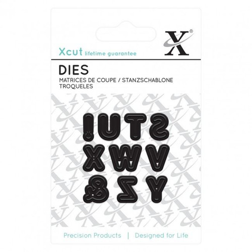 Xcut Mini Die - Uppercase Capital Alphabet S - Z, ! &