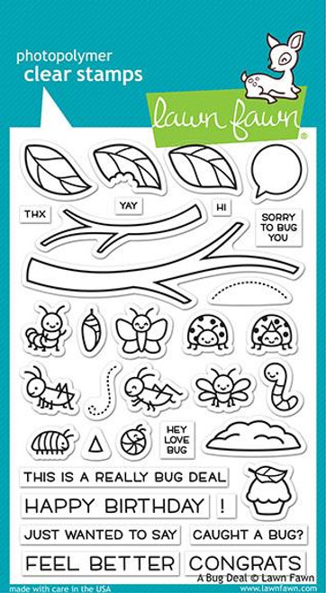Lawn Fawn A Bug Deal 4X6 Clear Stamp Set