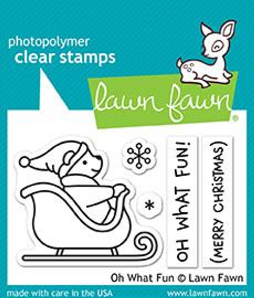 Lawn Fawn Oh What Fun 2X3 Clear Stamp