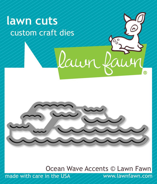 Lawn Fawn Ocean Wave Accents Custom Craft Dies