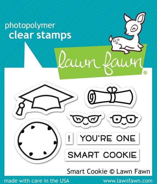 Lawn Fawn Smart Cookie 2X3 Clear Stamp Set