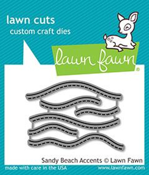 Lawn Fawn Sandy Beach Accents Custom Craft Dies