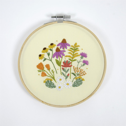 DMC Embroidery Kit Mediterranean Garden by Celeste Johnston - Intermediate