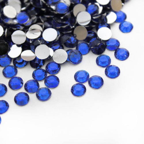 Flat back Rhinestones - Sapphire