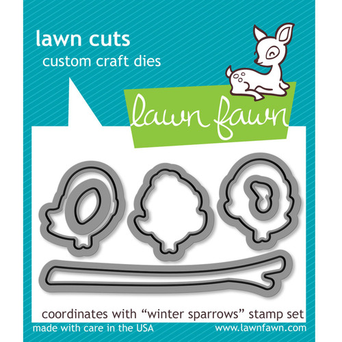 Lawn Fawn Winter Sparrows Die Set