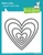 Lawn Fawn Heart Stackables Custom Craft Dies