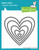Lawn Fawn Heart Stackables Custom Craft Dies