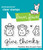 Lawn Fawn Thankful Mice 2X3 Clear Stamp Set