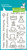 Lawn Fawn Hats Off To You 4X6 Clear Stamp Set