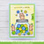 Lawn Fawn How You Bean? Buttons Add-On 3X4 Clear Stamp Set
