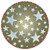 White Lampshade Diffuser 20cm - Stars