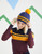 Bonus Super Chunky Apres Ski Pom Pom Hats, 2 Designs Knitting Pattern - Easy Level