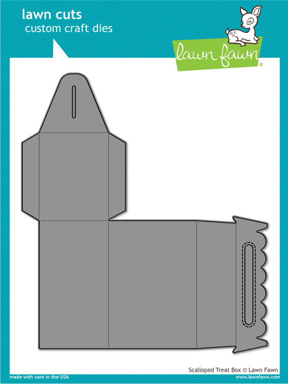 Lawn Fawn Scalloped Treat Box Die