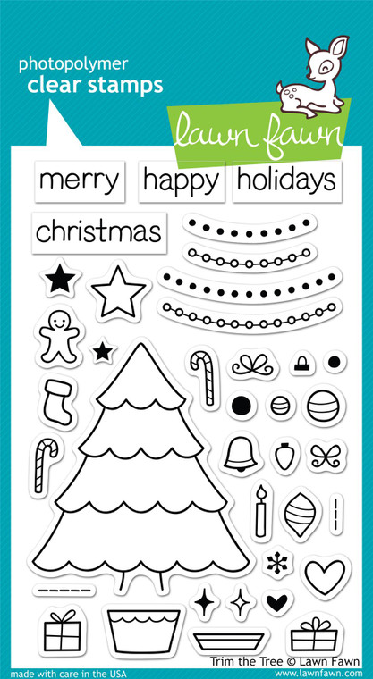 Lawn Fawn Trim the Tree Stamps