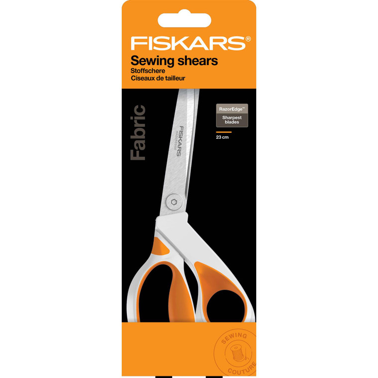 Fiskars 23cm RazorEdge Fabric Scissors Dressmaking and Craft Shears